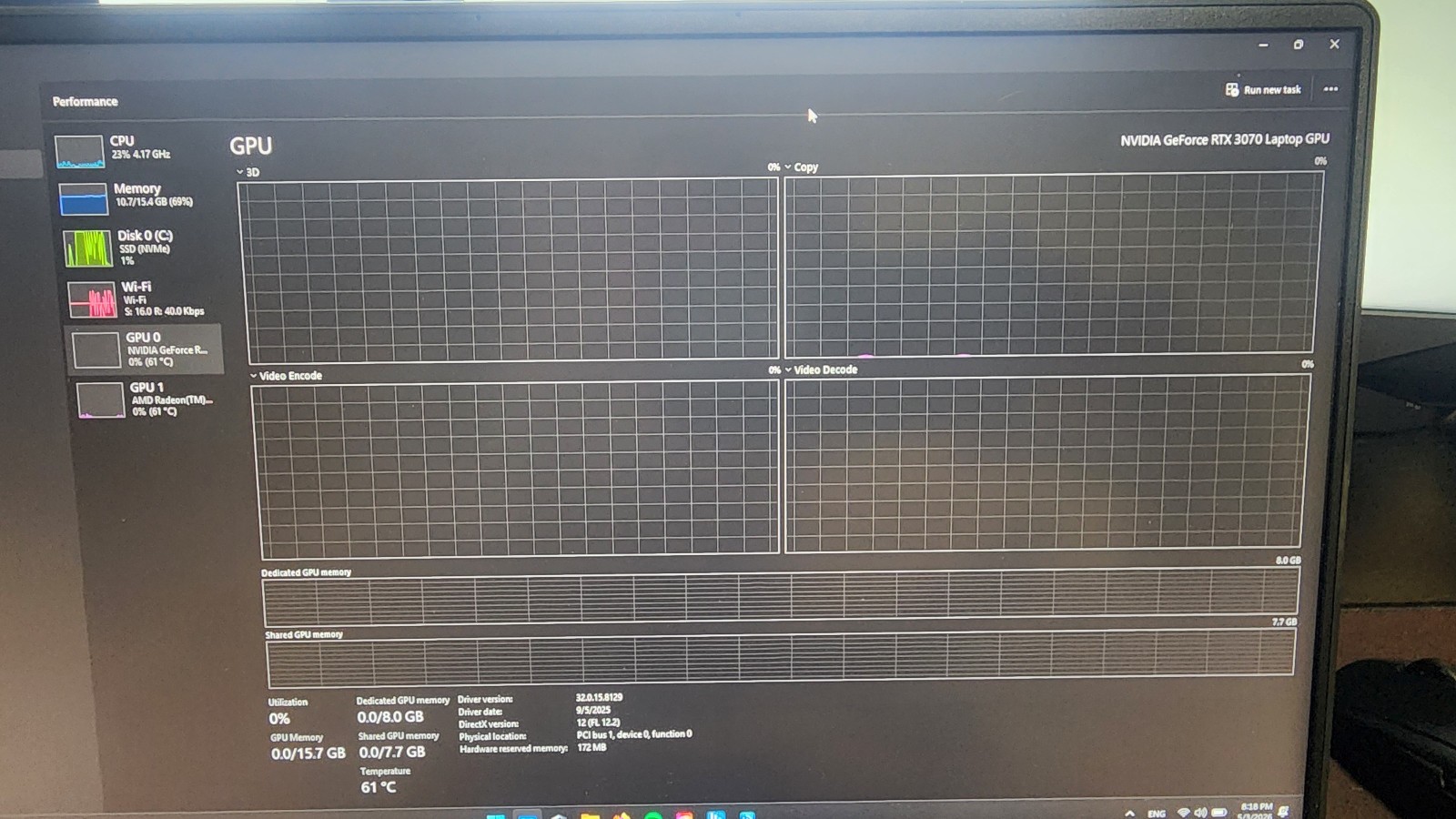 ASUS ROG Zephyrus G15 GA503QR RTX 3070 Ryzen 9 5900HS 16GB 1TB SSD 15.6″ QHD 165