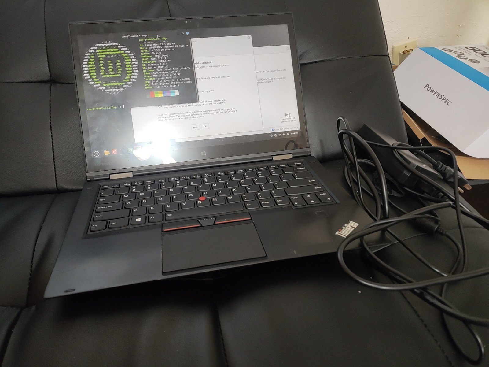Lenovo ThinkPad X1 Yoga 1st Gen 14″ w/ i5-6200U 256GB SSD and Charger