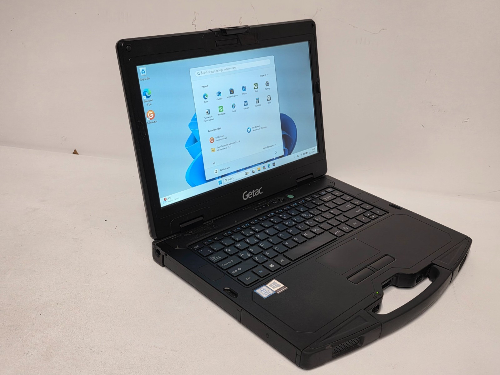 GETAC S410 G3 RUGGED LAPTOP 14″ FHD CORE i5-8265U 8GB 256GB SSD HDMI GPS #040