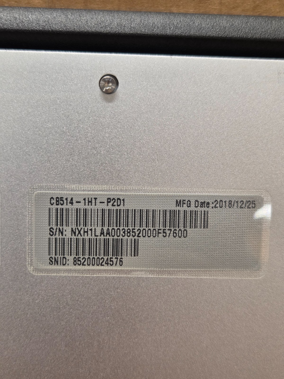 Acer Chromebook CB514-1H Intel Celeron N3350 14″ Full HD 8GB/64GB *BATTERY*