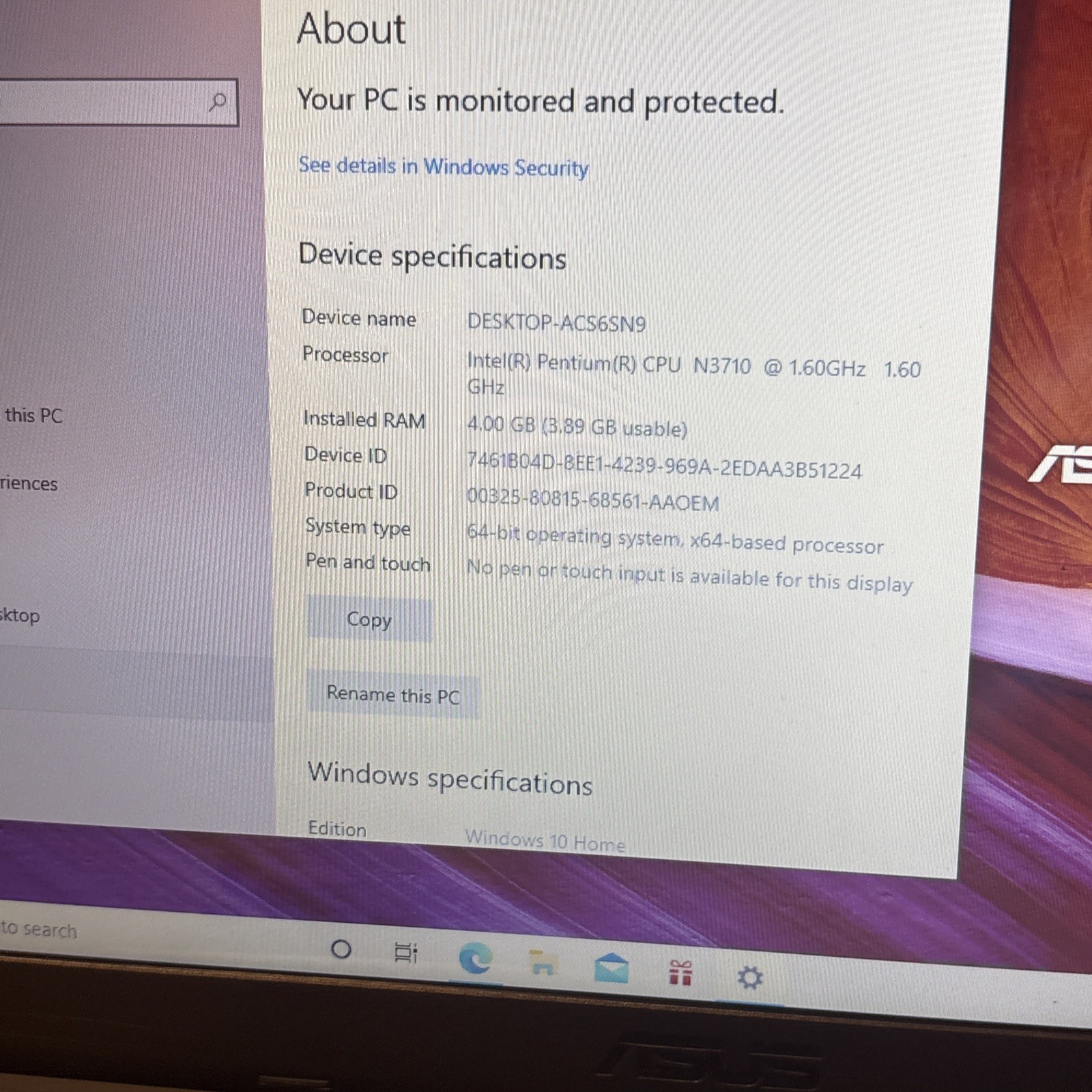 ASUS-X541S Laptop Computer Netbook – Pentium N3710 1.6 Ghz, 4 GB, Win 10, 500 GB