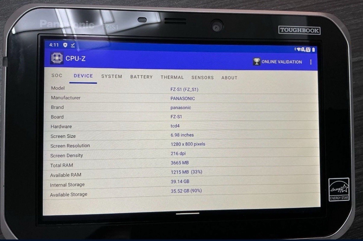 Tablet PANASONIC TOUGHPAD FZ-S1 7″ Rugged