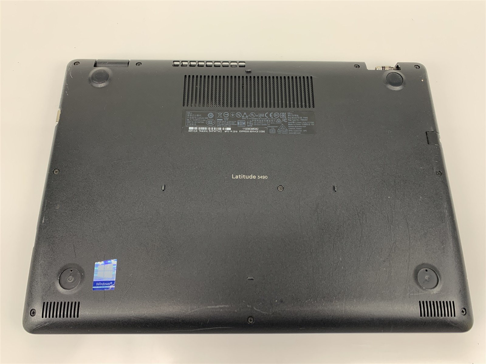 Dell Latitude 3490 Intel i3-8130U 2.20GHz 4GB RAM No HDD/SSD No Battery 5HFMTW2