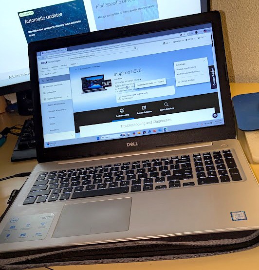 Dell Inspiron 5570 15.6″ Laptop, Intel Core i5-8250U, Windows 11 Home