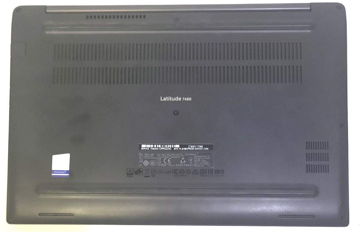 Dell Latitude 7480 Core i5-7300U 2.6Ghz 8GB Ram 128GB SSD Windows 11 Pro