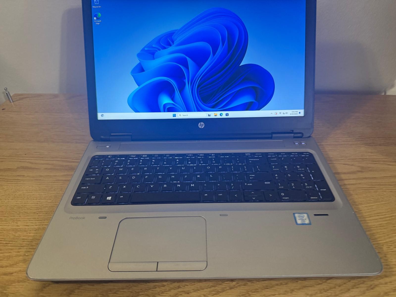 HP ProBook 650 G2, intel core i7-6600U 2.81GHz 8GB RAM 128GB SSD Windows 11 Pro
