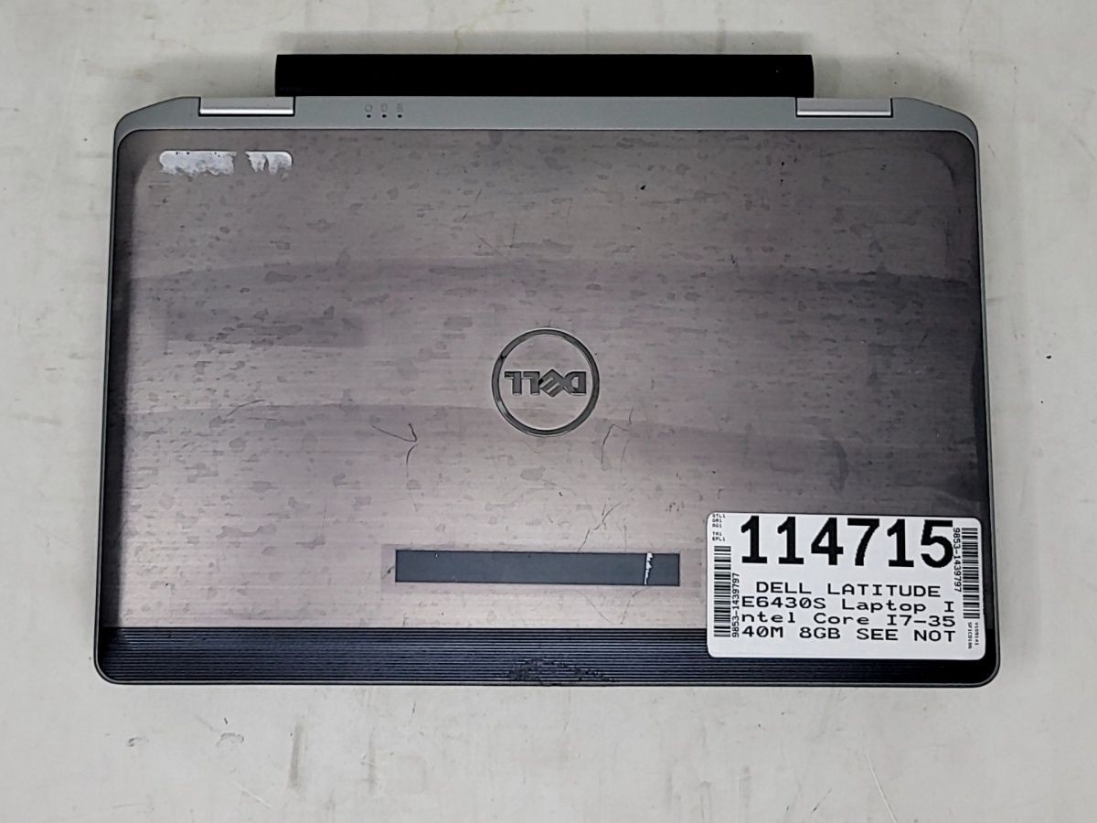 DELL LATITUDE E6430S Laptop Intel Core I7-3540M 8GB SEE NOTES