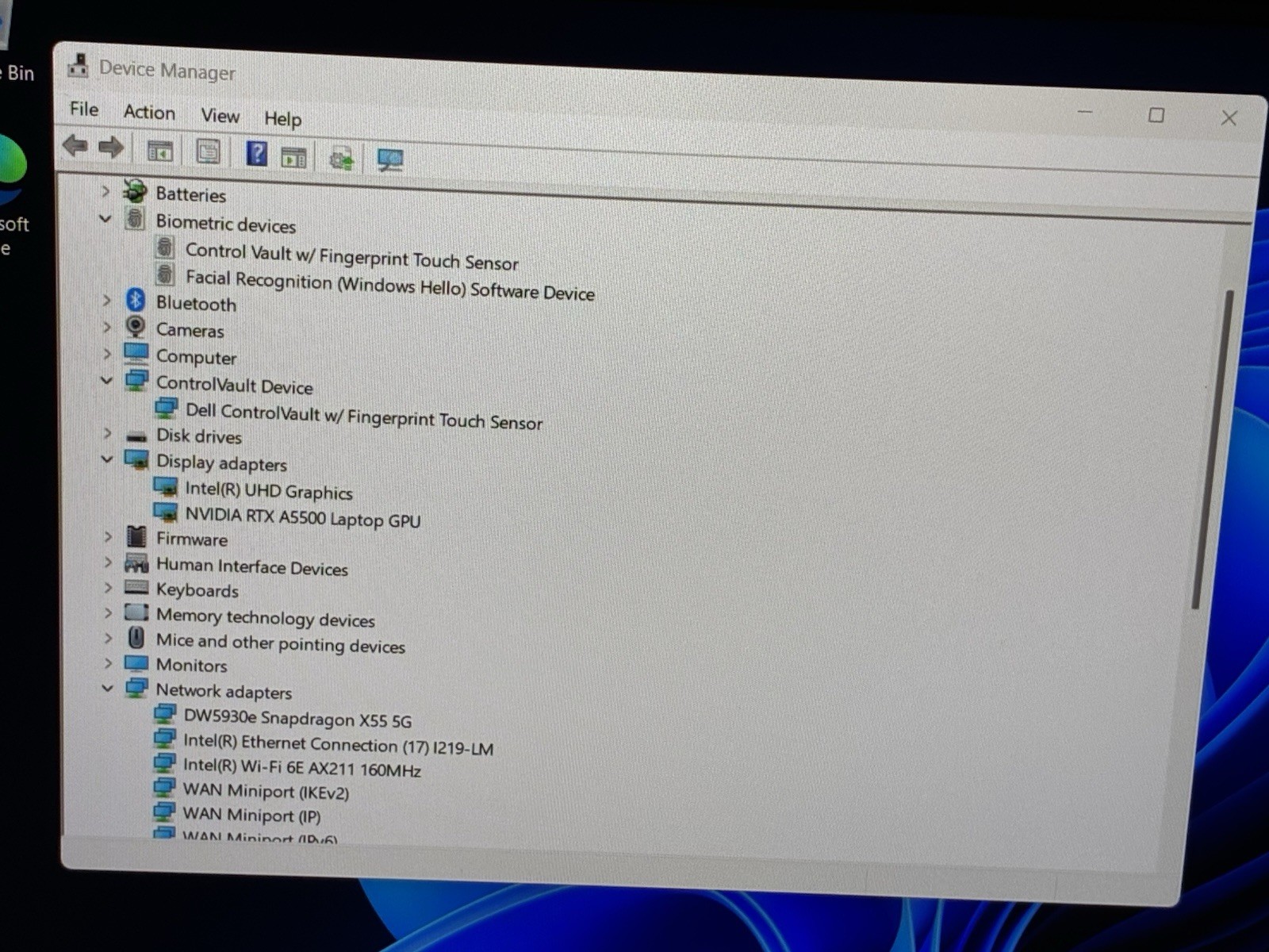 Dell Precision 7670 16” FHD+ i7-12850HX 64GB RAM 512GB SSD RTX A5500 5G