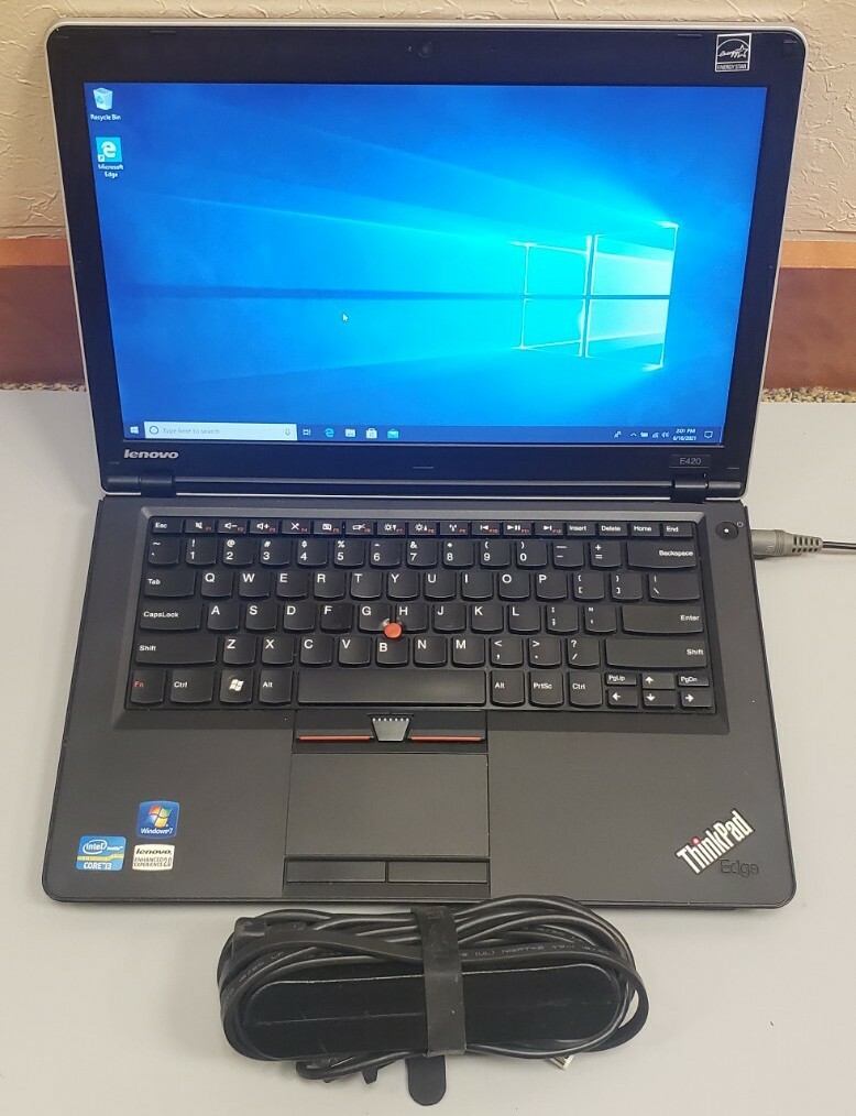 LENOVO THINKPAD EDGE E420 Intel Core i3-2350 2.30GHz 4GB RAM 320GB HDD WEBCAM