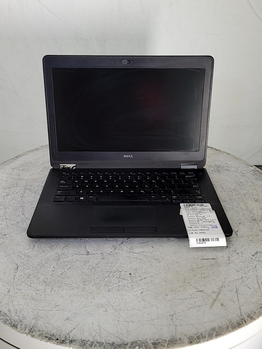 DELL LATITUDE E7270 P26S 12.5″ Laptop Core I5-6300U 8GB 256GB SEE NOTES