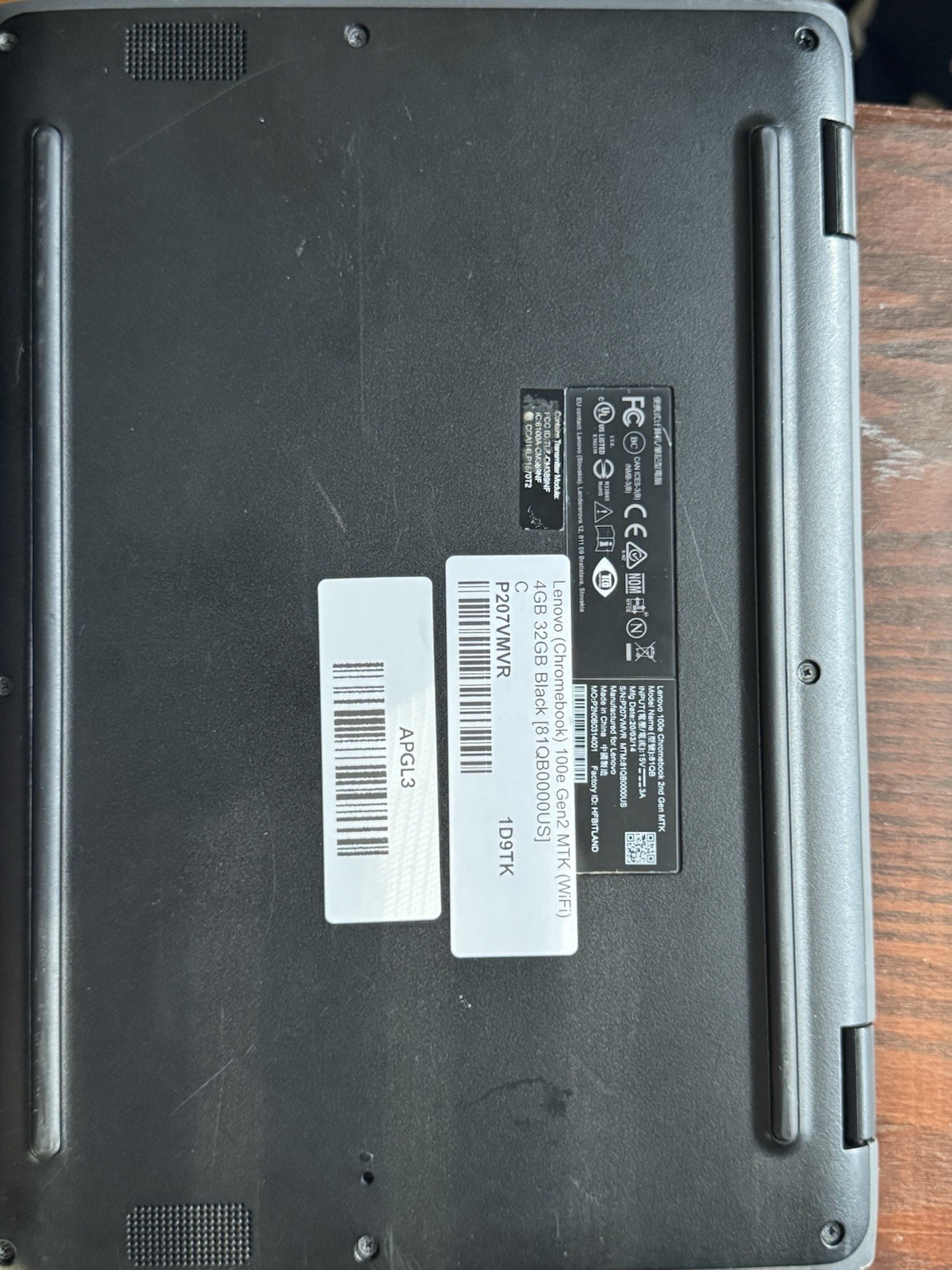Lenovo Chromebook 100e 2nd Gen 11.6″ Celeron 4GB 32GB eMMC Chrome OS Black
