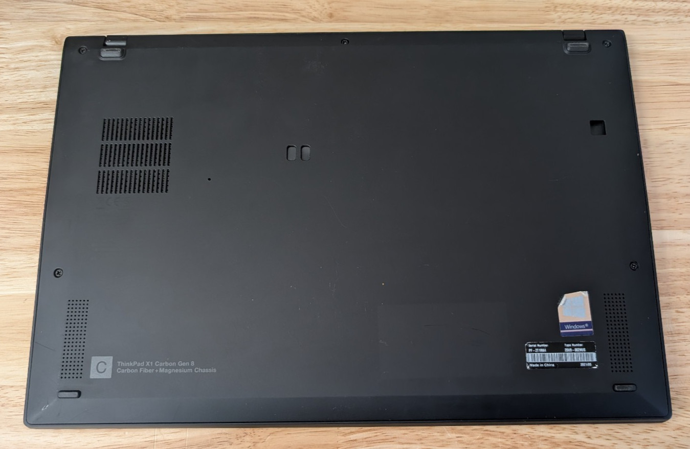 Lenovo X1 Carbon i7-10610 2.3GHz 16GB RAM 512GB SSD Win11Pro w/ Charger