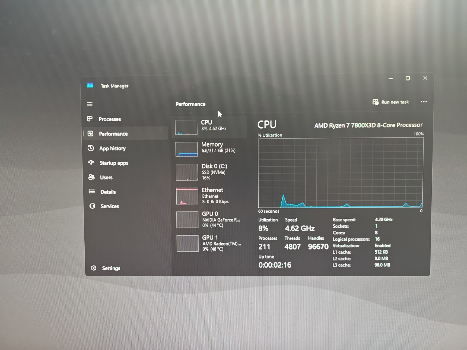 High-End Gaming Desktop (4080 Super, 32GB DDR5 RAM, Ryzen 7 7800X3D, 1TB SSD)