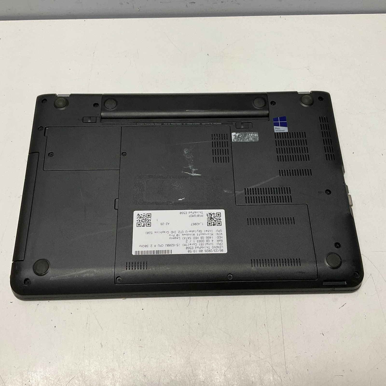 Lenovo ThinkPad E560 Intel Core i5-6200U 2.3GHz 4GB 500GB HDD Windows 10 Pro
