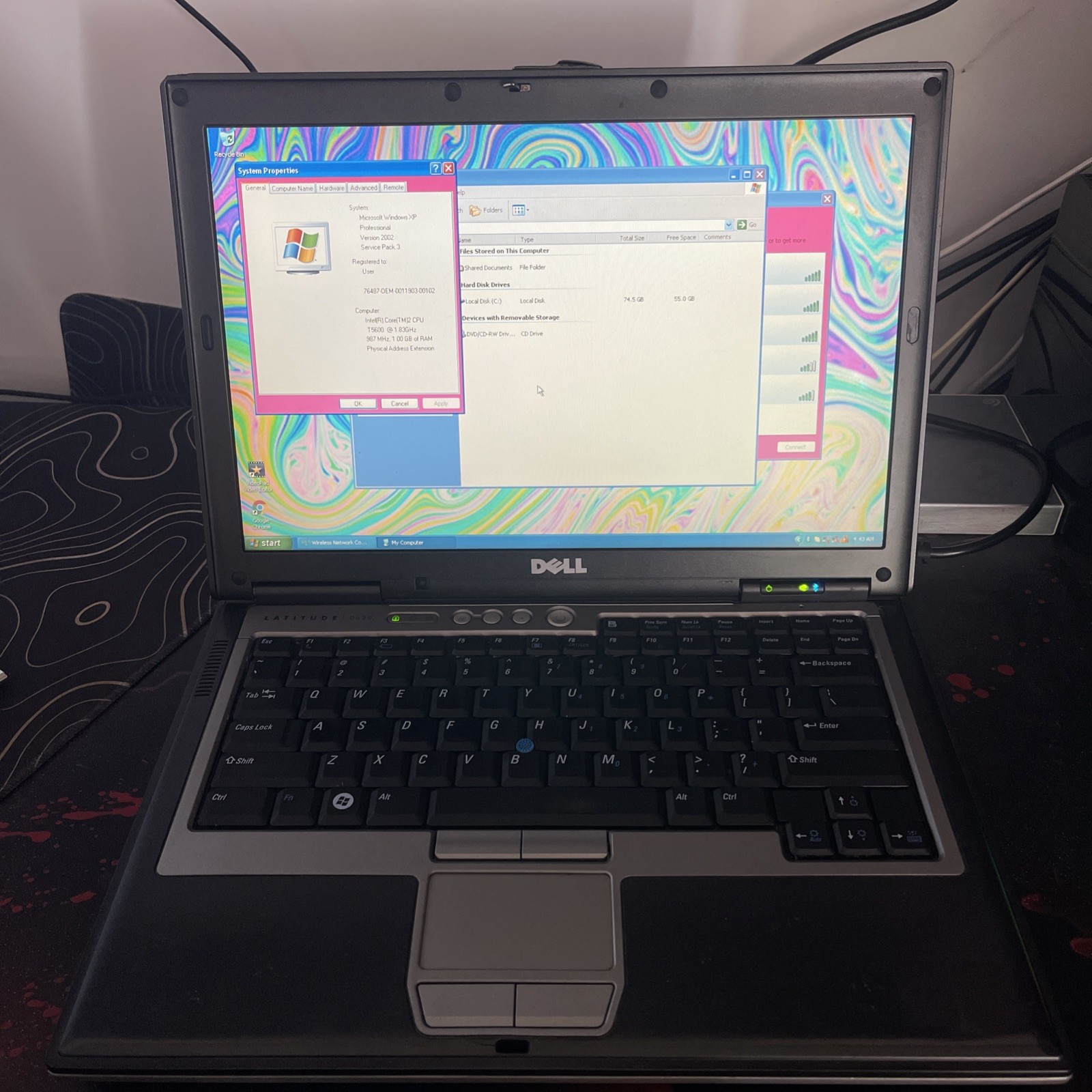 Dell Latitude D620 Laptop Vintage – Tested & Working (w/ Charger, PLEASE READ)