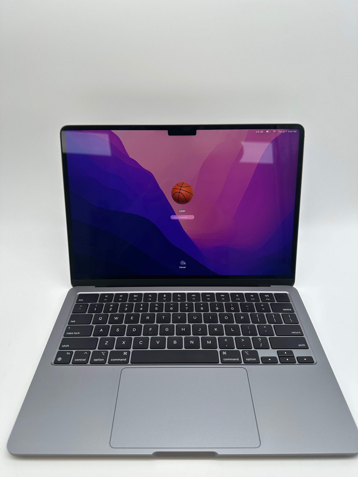 Apple MacBook Air 13-inch M2 A2681 2023 Laptop 8GB RAM 500GB Space Gray Used – B