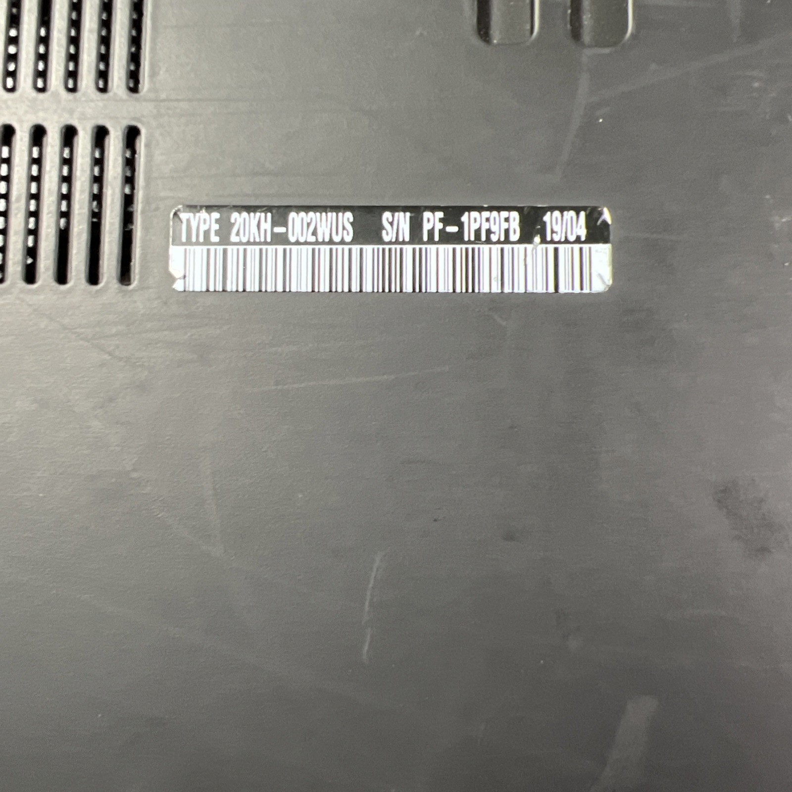 THINKPAD X1 CARBON I5-8350U 1.70GHZ 8GB RAM **NO HD/ NO CADDIE/ NO OS/ NO CHARGE