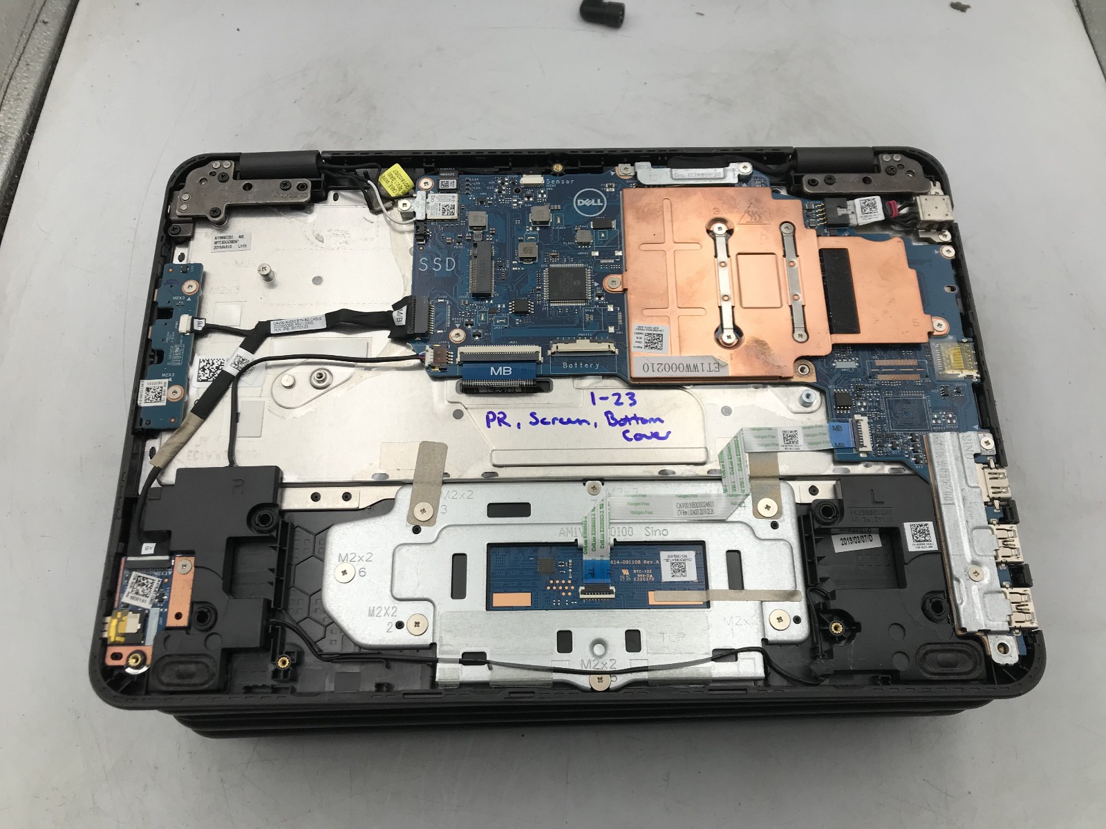 DELL LATITUDE 3189 – LOT OF 5 – FOR PARTS/REPAIR – VARIOUS CONDITIONS – READ -BB