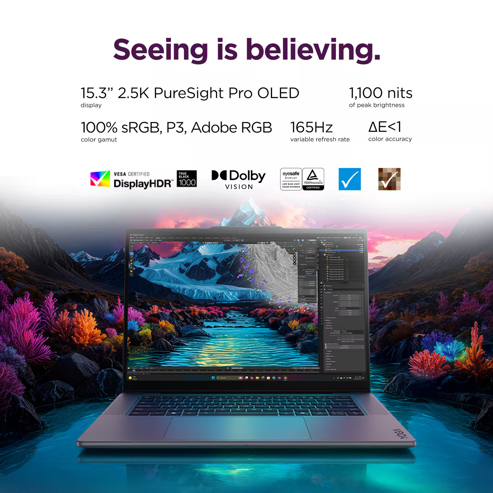 Lenovo – Yoga Pro 7i Aura Edition 15.3″ 3K OLED Laptop- Core Ultra 7 356H 202…