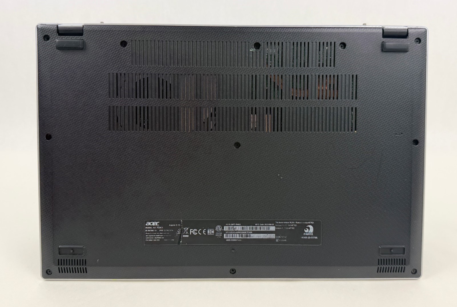 Acer Aspire 3 A315-24PT 15.6″ FHD Touch Ryzen 5 7520U 16GB 128GB SSD W11H – Read