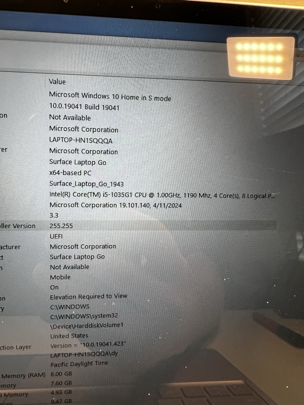 Microsoft 12.4 inch (128GB, Intel Core i5 10th Gen., 1GHz, 8GB) Notebook/Laptop