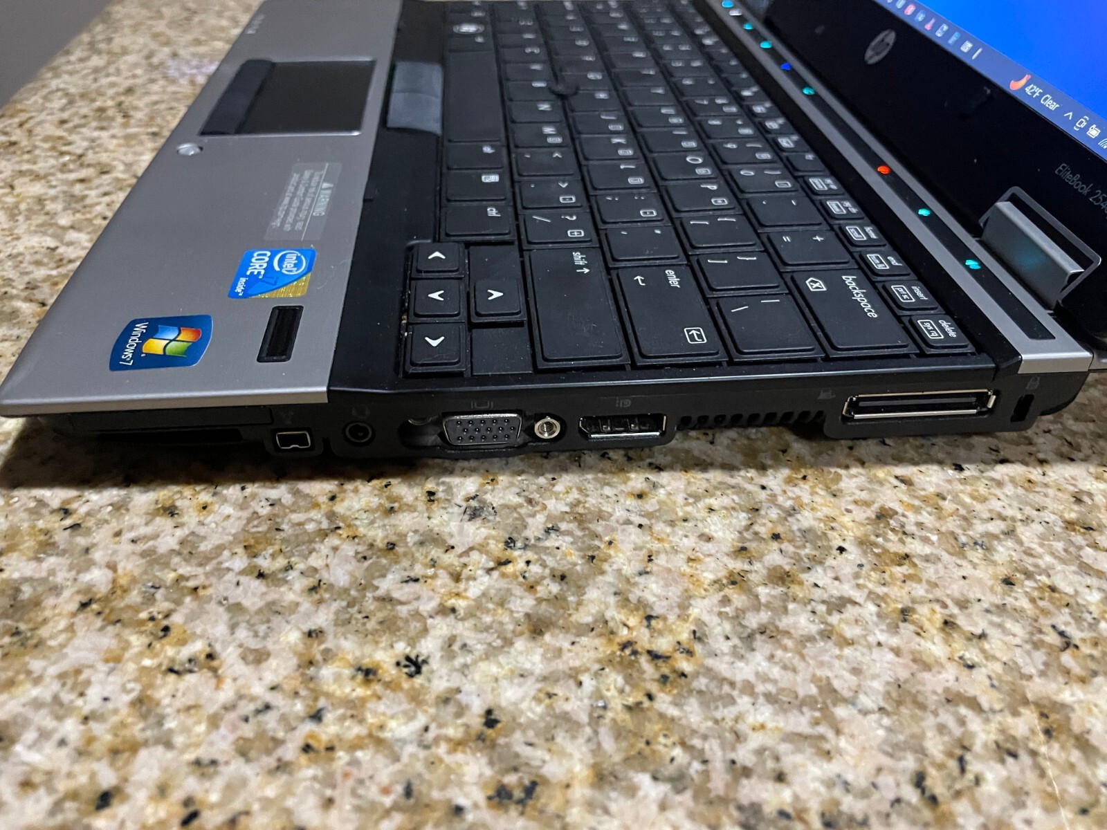 HP Elitebook 2540p Intel i7 2.13GHz Windows 11 Pro 512GB SSD Office Pro 2021