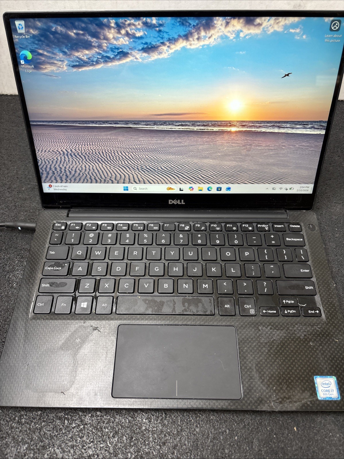 Dell XPS 13 9360 1.8GHz i7-8550U 8th Gen 8GB RAM 256GB SSD + Win 11 Pro * READ*