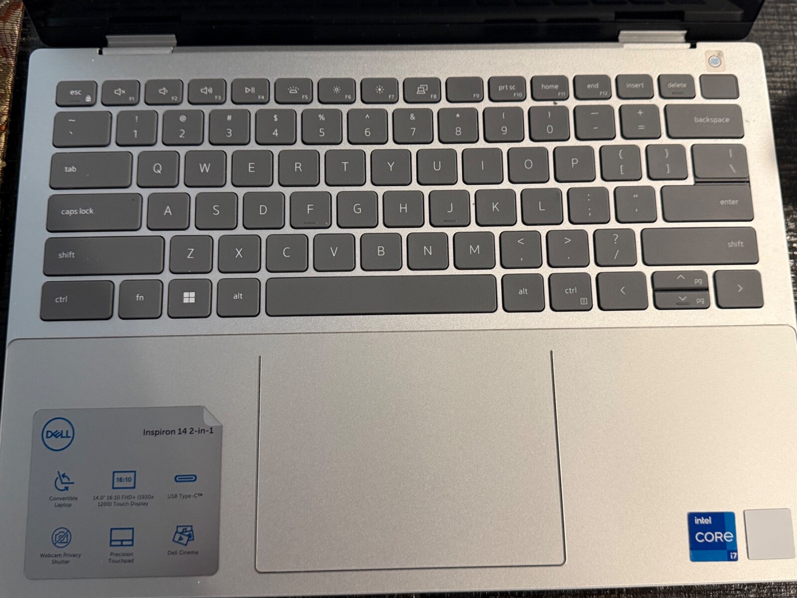 Dell Inspiron 7000 14″ 256GB SSD AMD Ryzen 5 8GB 2-in-1 Touch Laptop Grey – Good