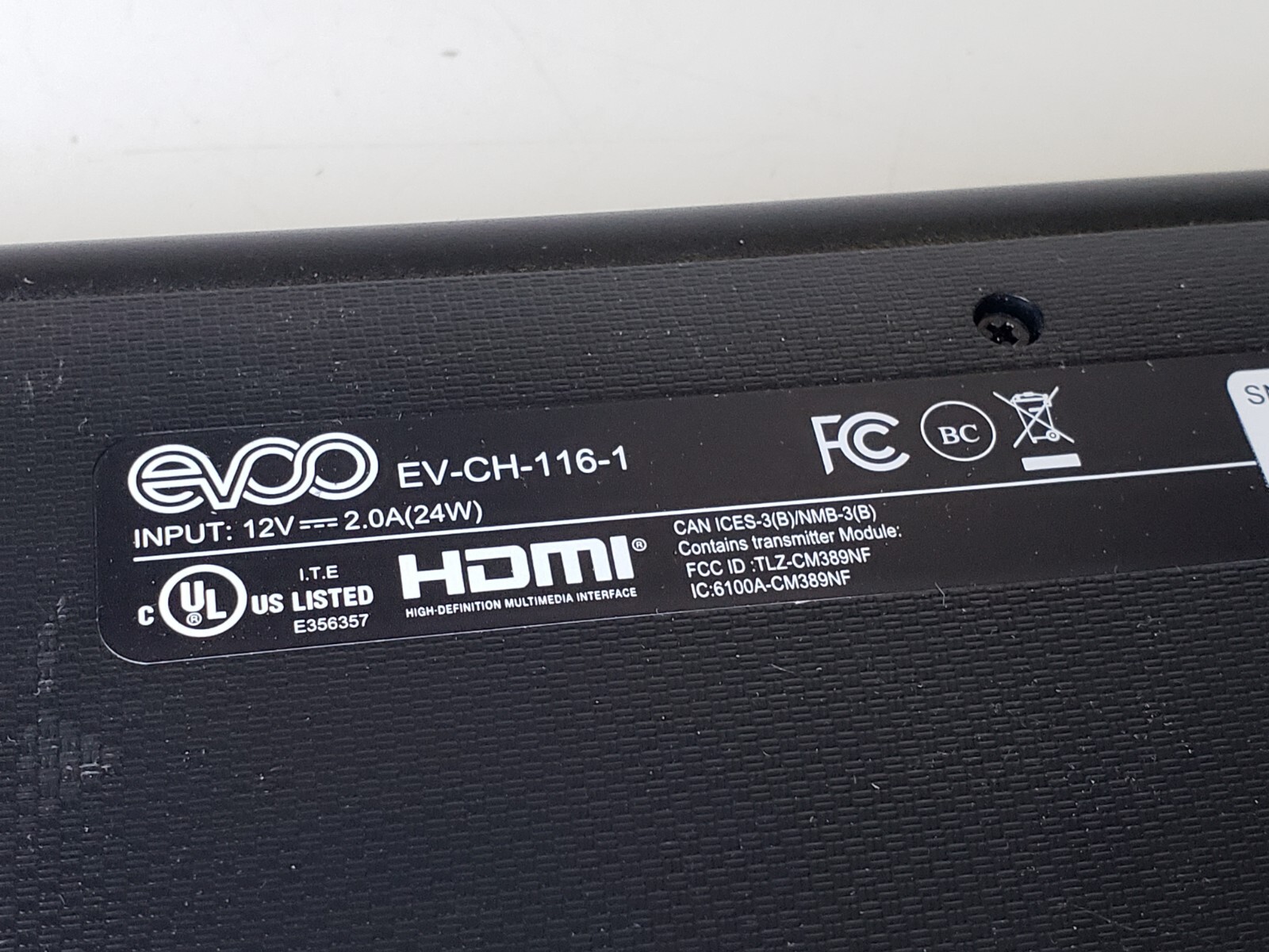 EVOO EV-CH-116-1 Chromebook 11.6″ Laptop Untested