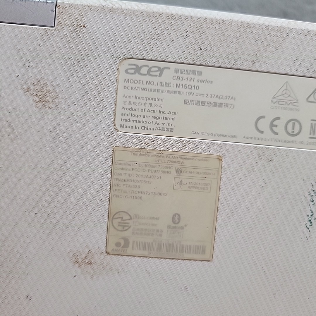 Acer Chromebook CB3-131 N15Q10 2GB RAM 16GB eMMC Works READ