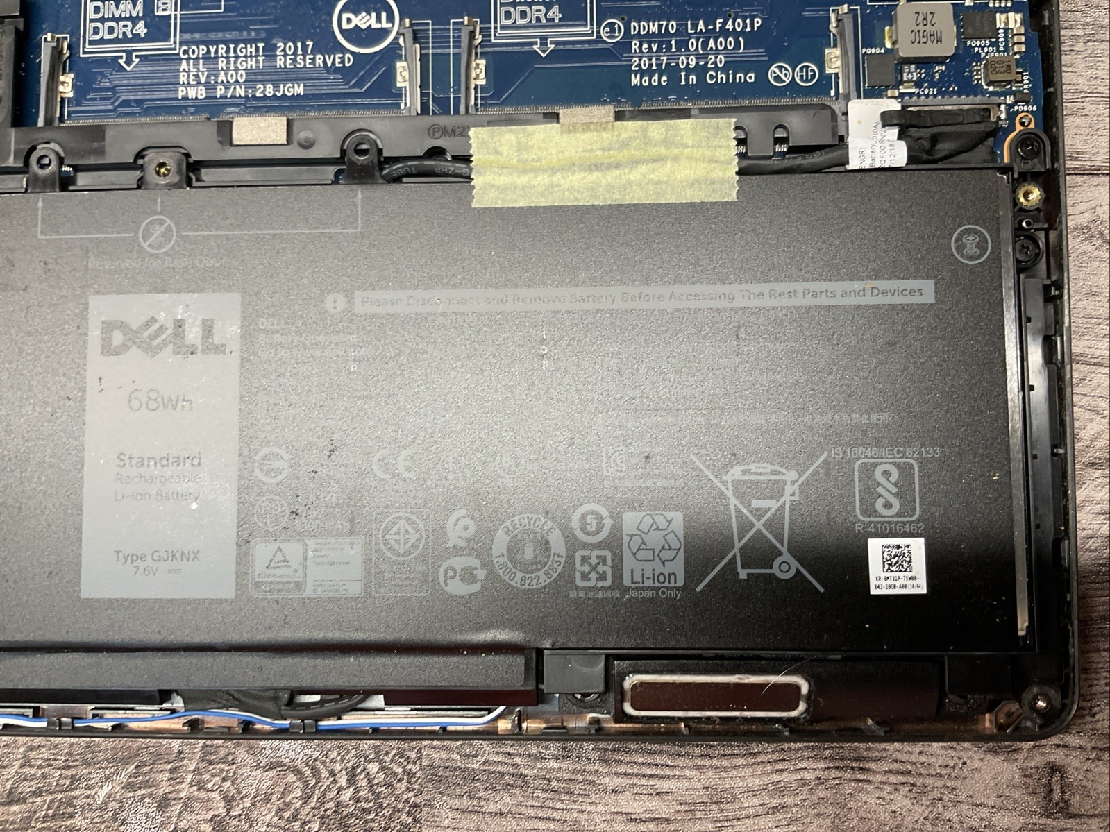 Latitude 5490 / i5 8th / No RAM Laptop Notebook PC / C15