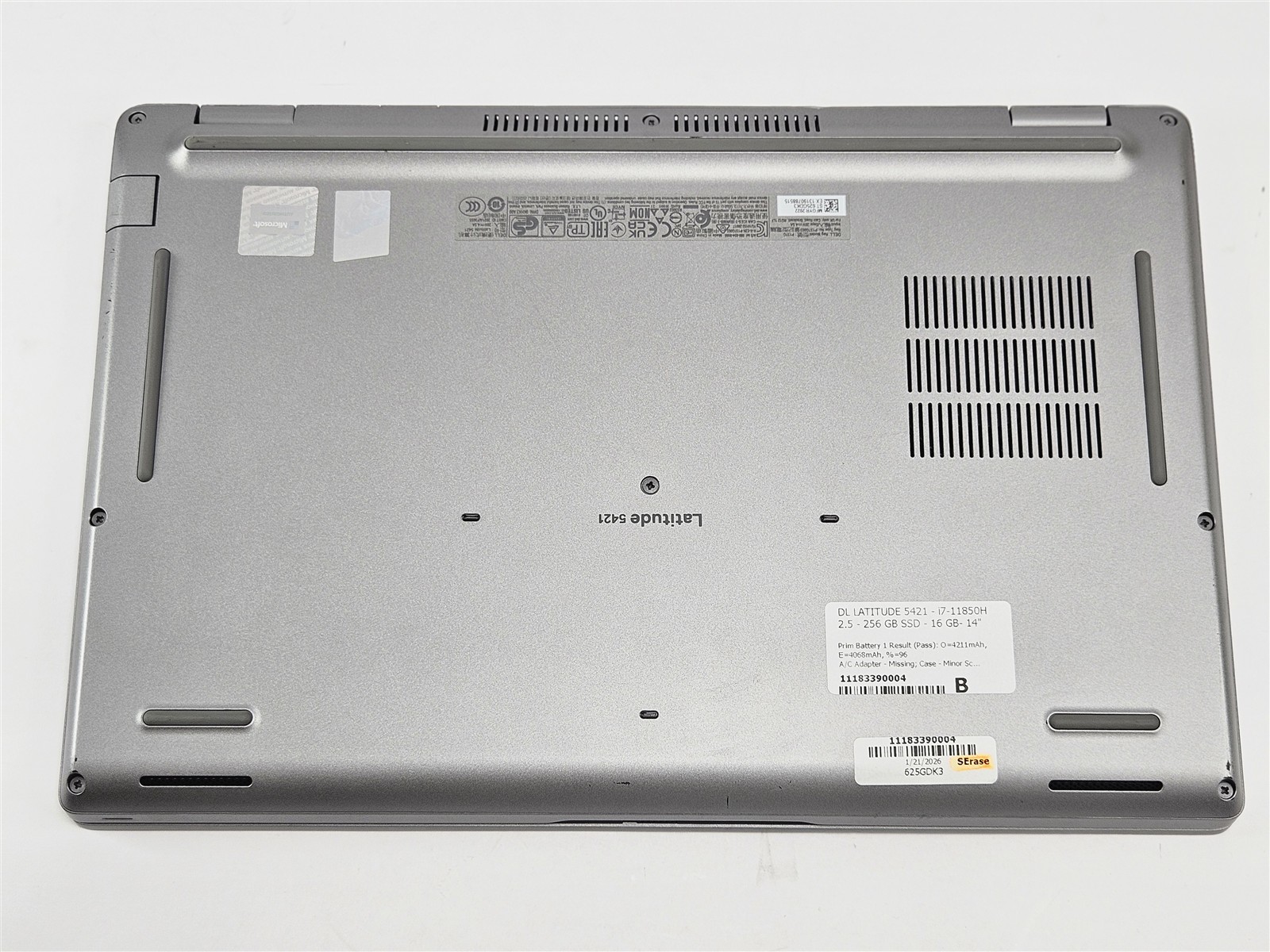 Dell 14″ Latitude 5421 Intel Core i7-11850H 16GB 256GB SSD Business Laptop Gray