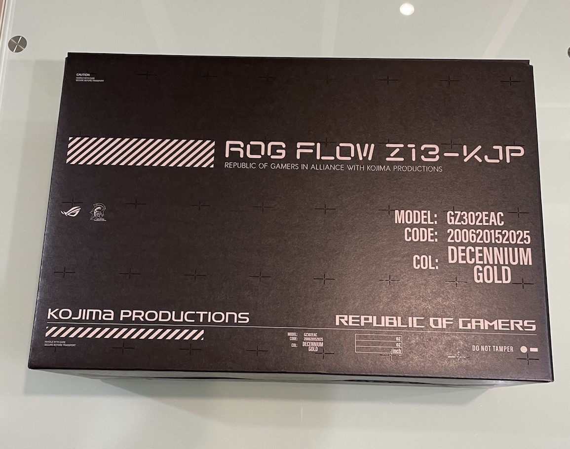 *READY TO SHIP* 2026 KOJIMA PRODUCTIONS ASUS ROG Flow Z13-KJP GZ302EA Laptop