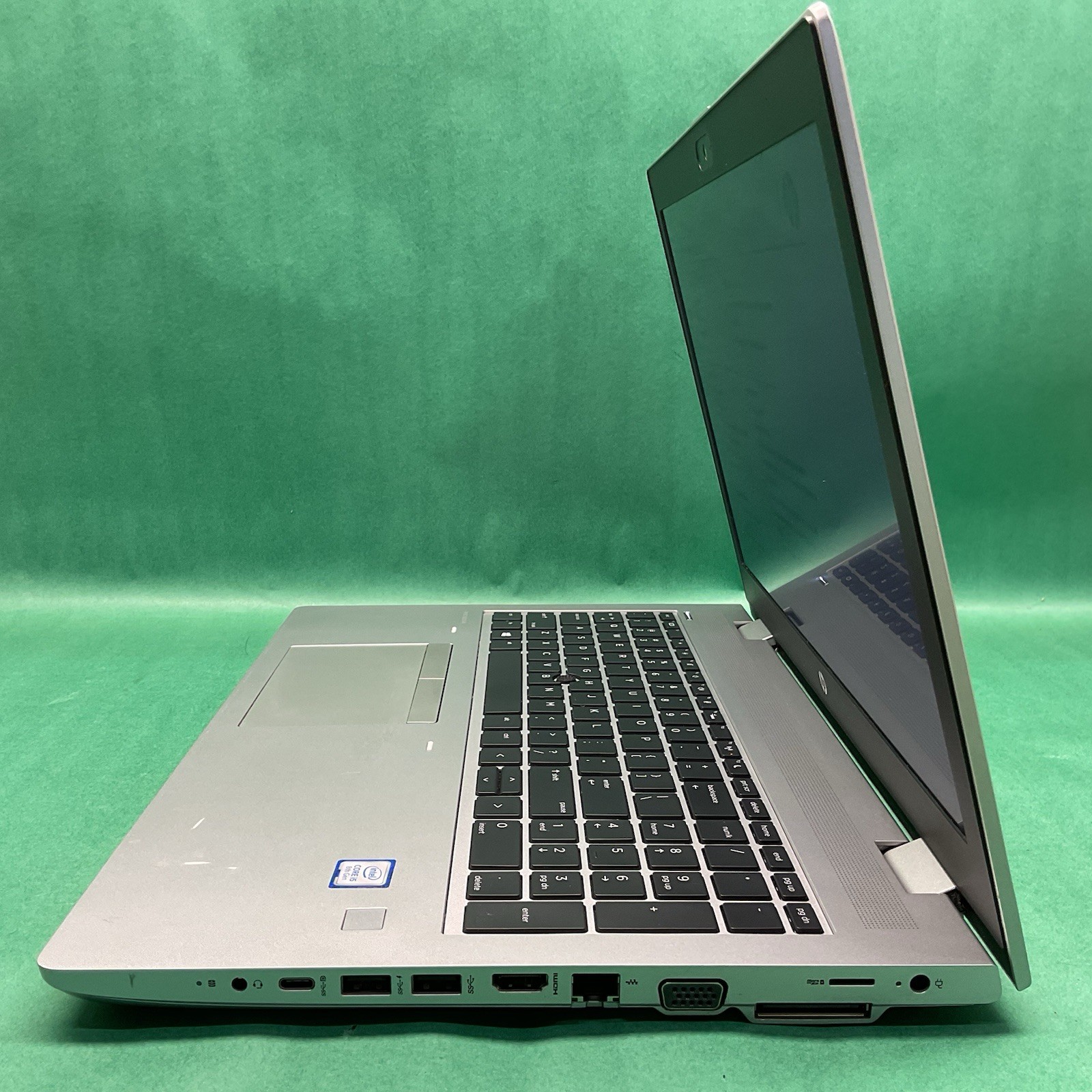 HP Probook 650 G5 – Powers On – NO HARD DRIVE- Untested