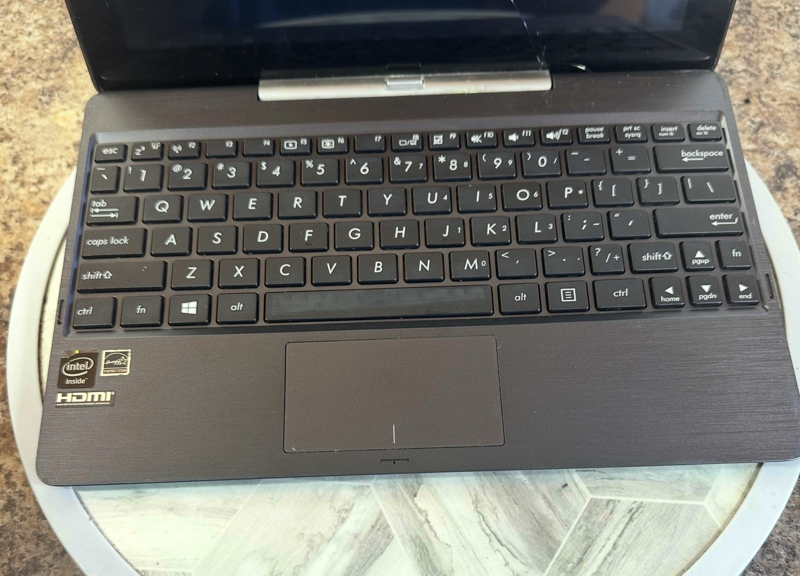 Asus Transformer Book T100TA Laptop – SCREEN CRACKED /LOCKED Parts/repair As-is