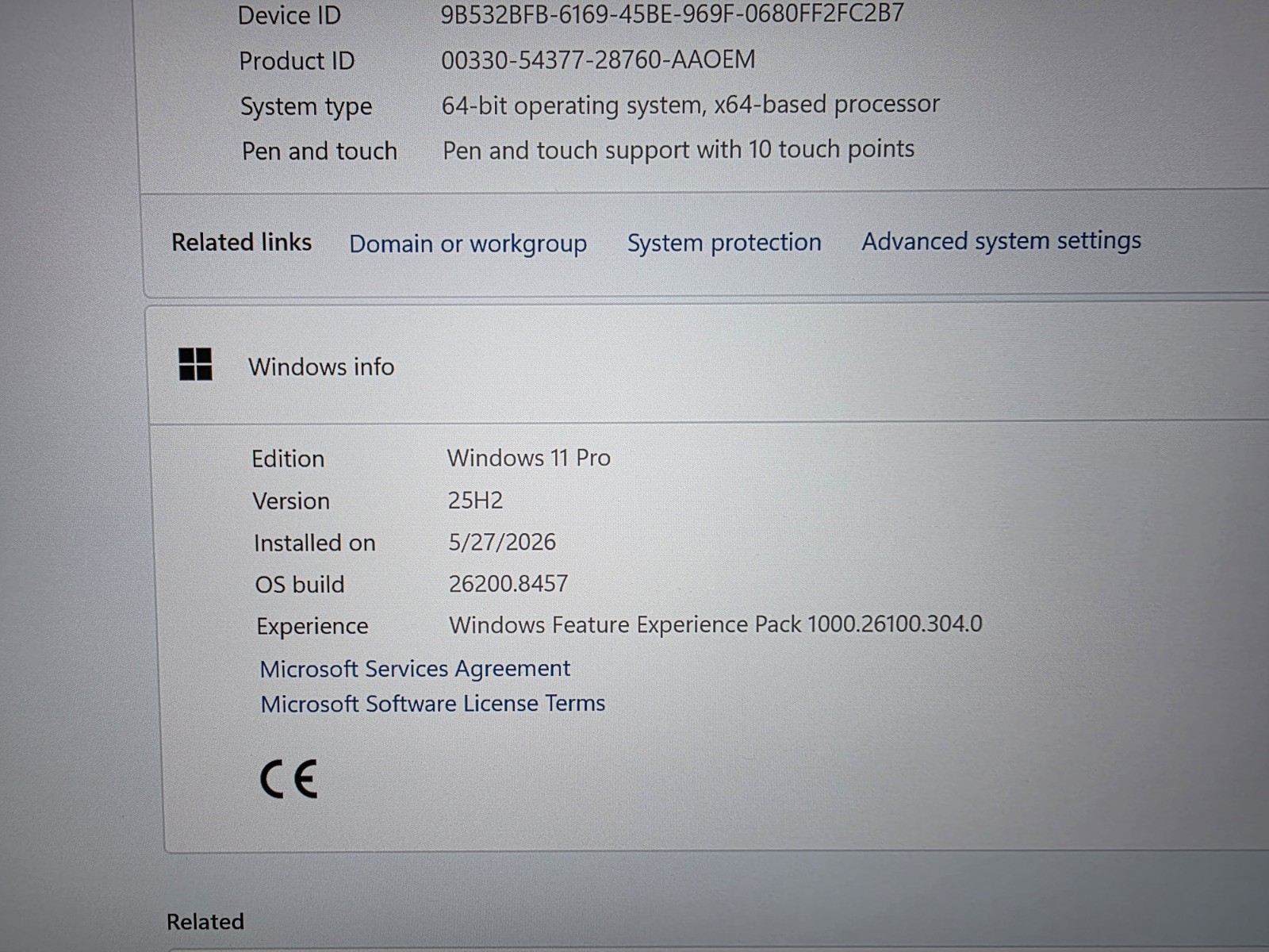 Thinkpad P1 Gen 4 i7-11850H 16″ WQUXGA 4K+ TOUCHSCREEN 32GB 1TB Nvidia T1200