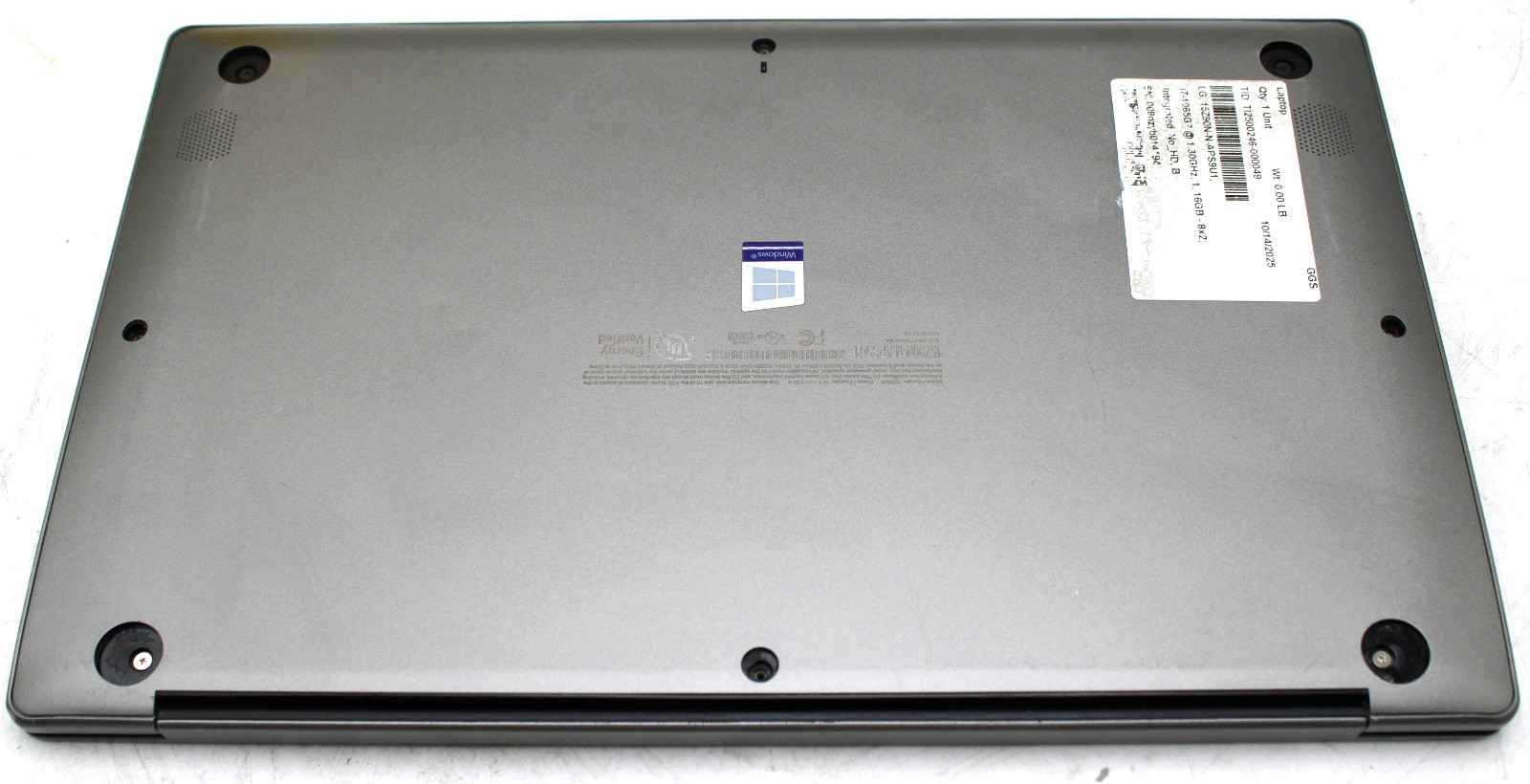 15.6″ LG Gram Laptop 15Z90N-N.APS9U1 i7-1065G7 1.30GHz 16GB RAM 512GB SSD Win11