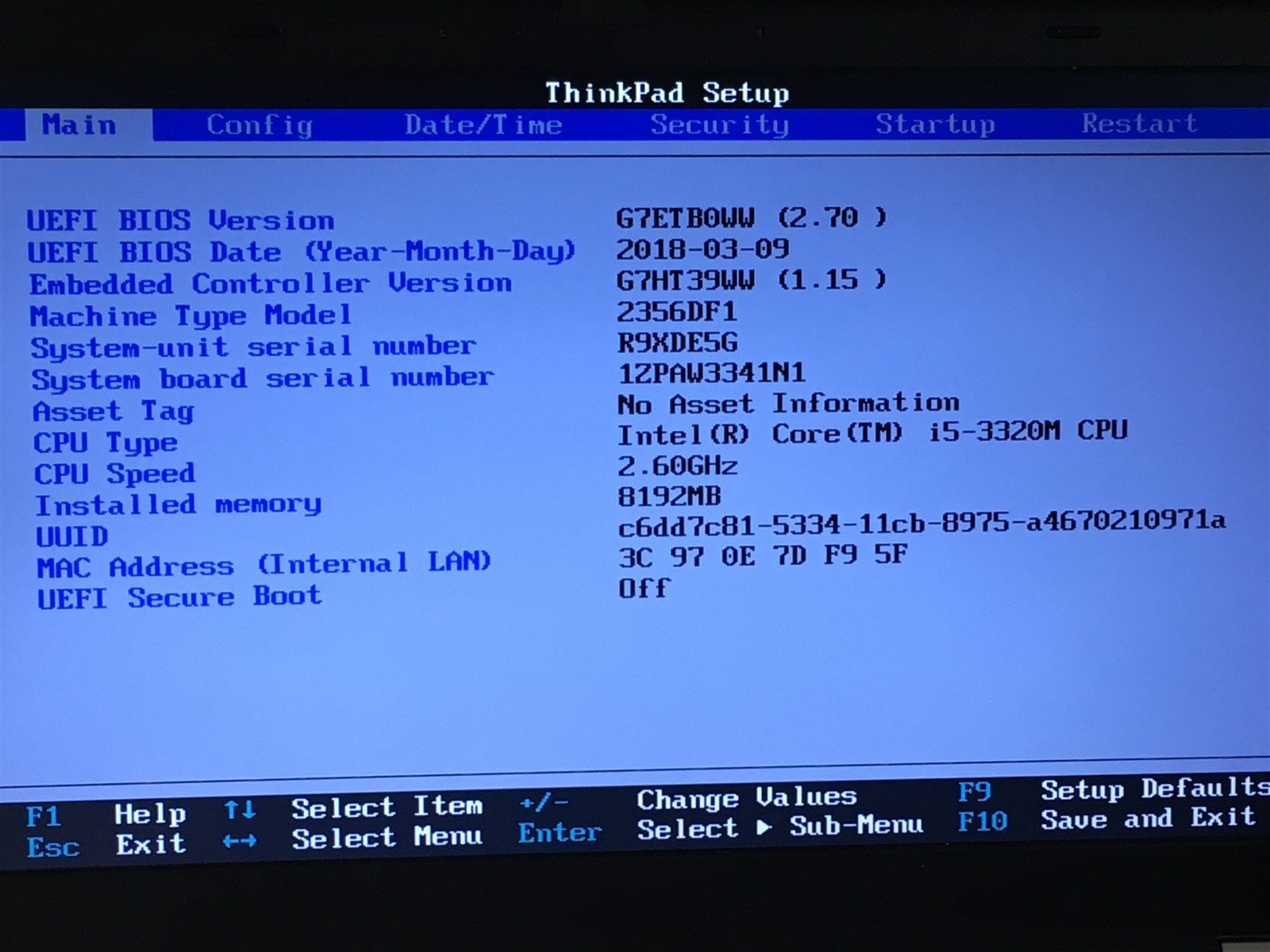 Lenovo Thinkpad T430s i5-3320M 2.60GHz 8GB RAM No HDD No OS 14″