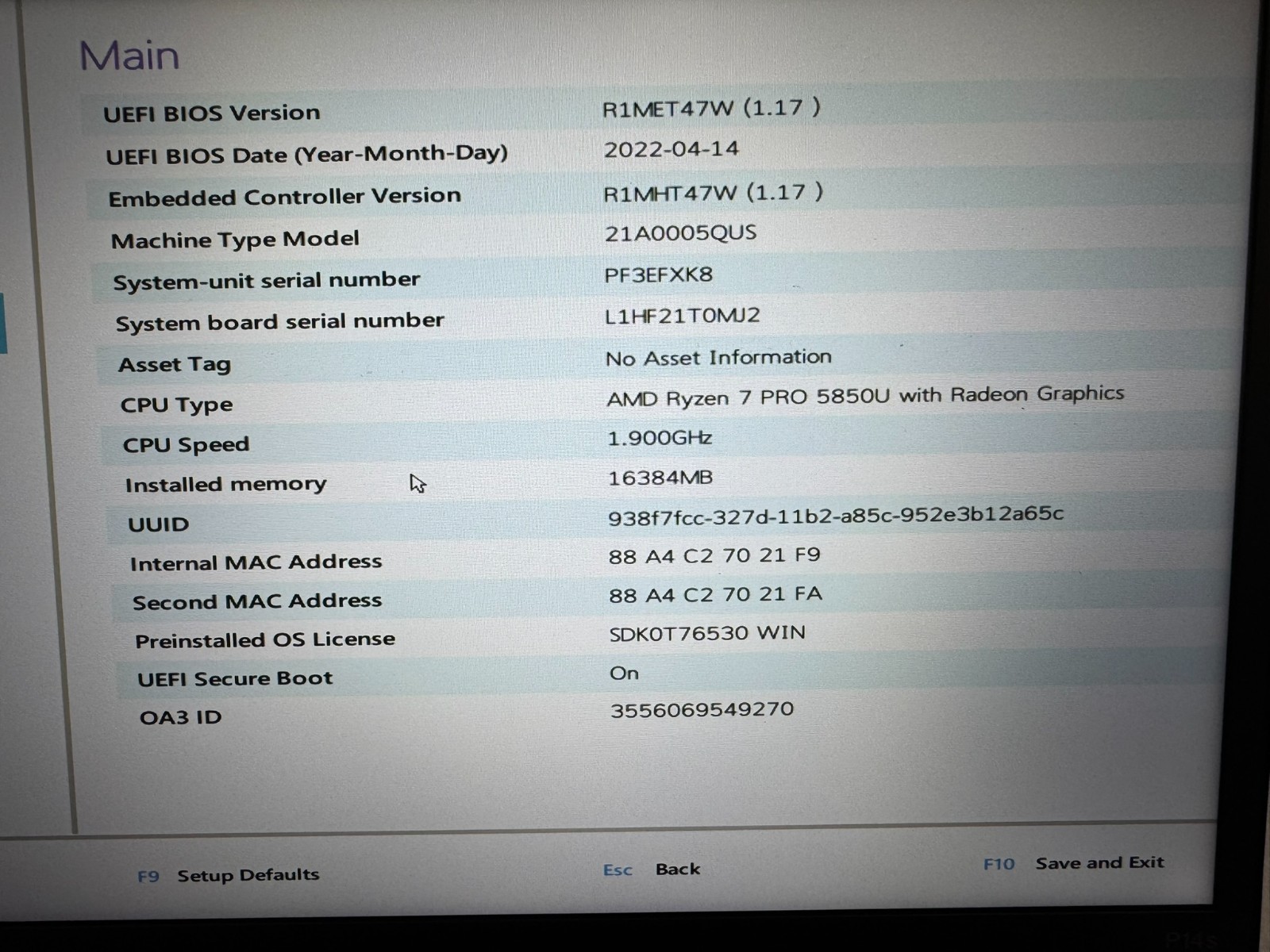 Lenovo ThinkPad P14s Gen 2 Laptop AMD Ryzen 7 PRO 5850U 16GB RAM – No SSD