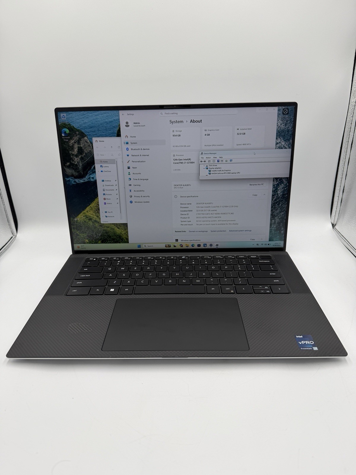 Dell XPS 15 9520 15.7″ Intel i7-12700H 32GB 1TB SSD RTX 3050 Ships Today !