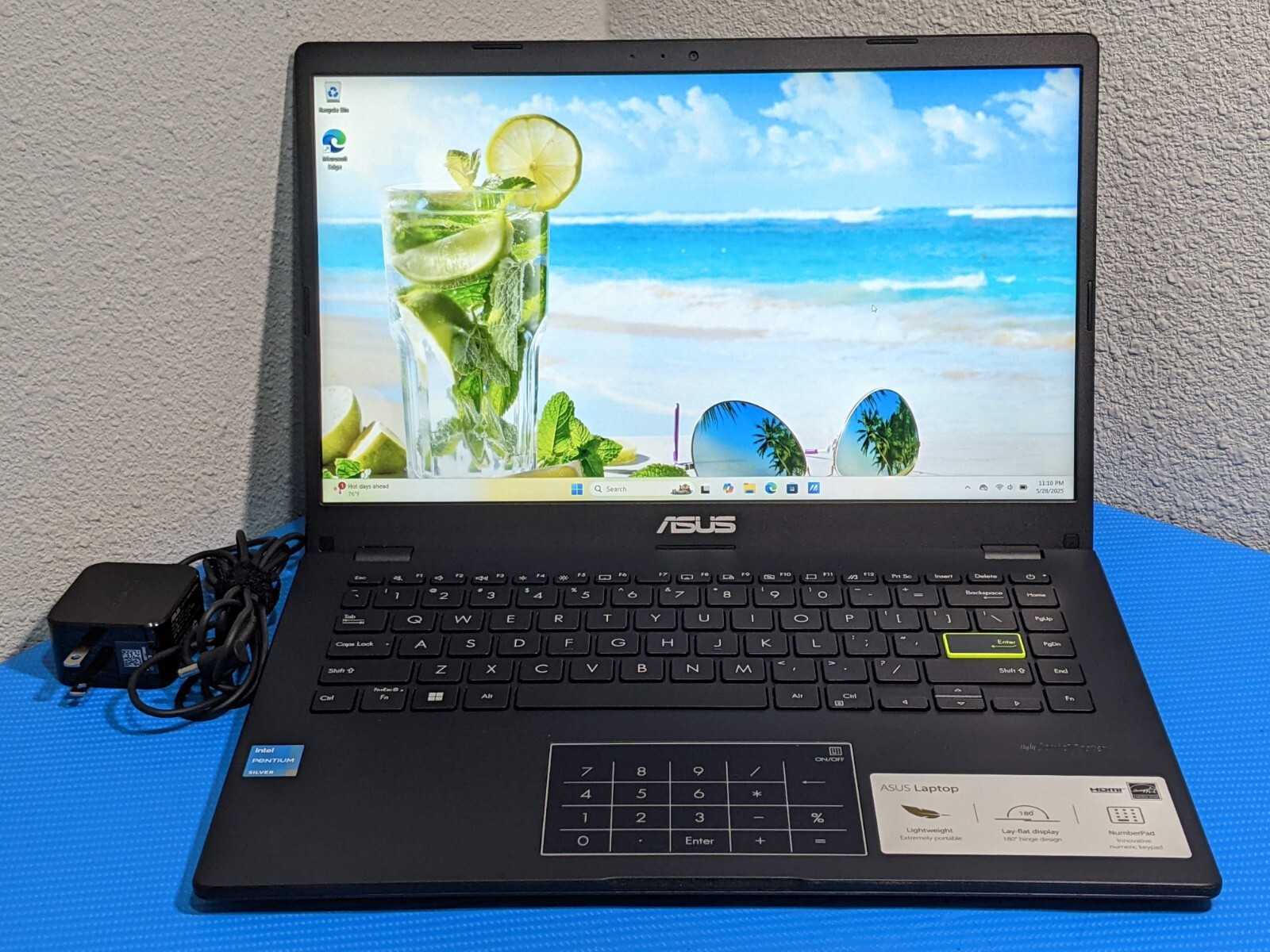 ASUS E410KA 14″FHD Pentium Silver N6000 1.1GHz 4GB 64GB SSD W11H 97tt +CHRGER