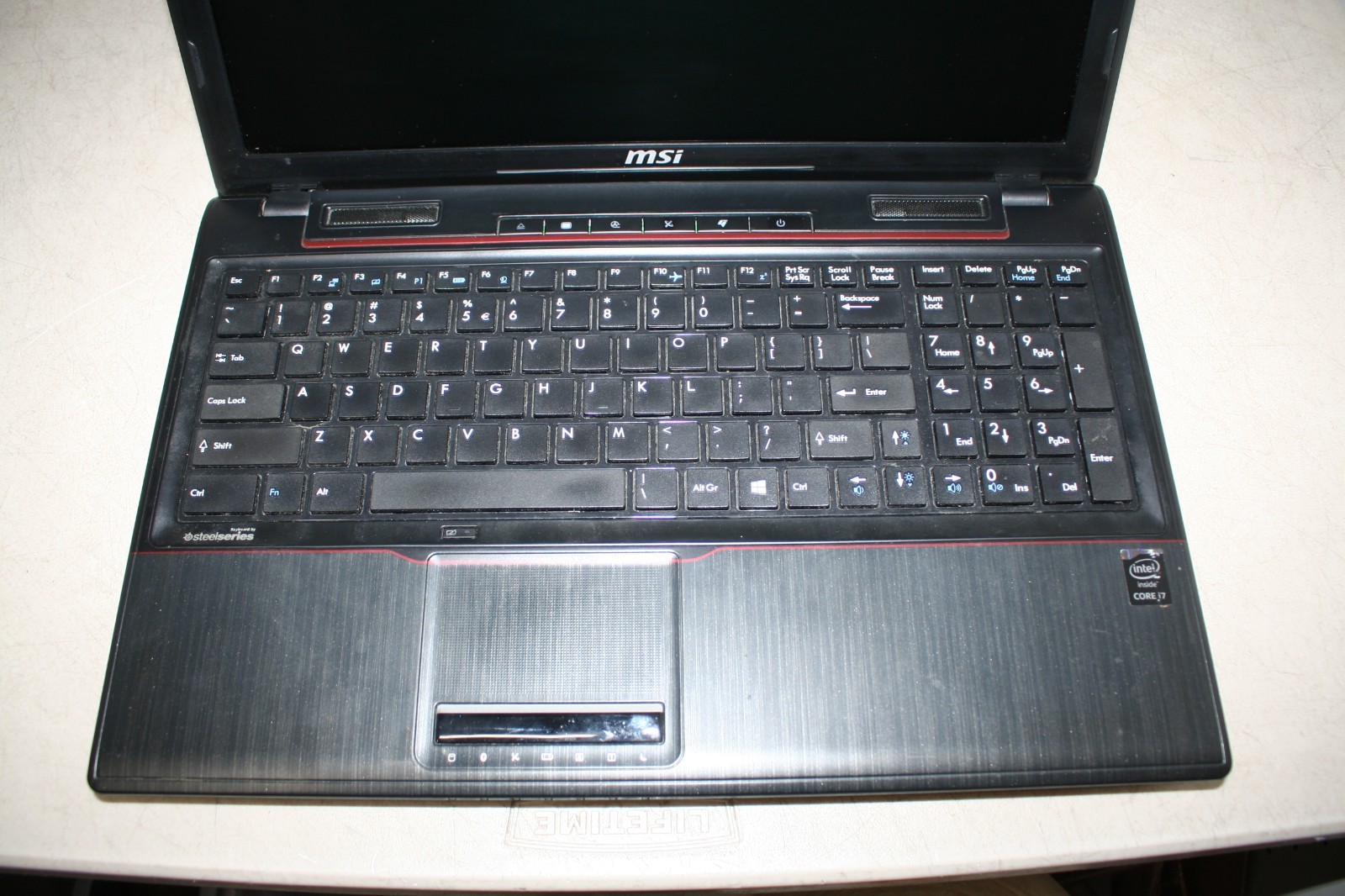 MSI MS-16GH Gaming Laptop i7-4710HQ 2.5GHz. 8GB Ram 512GB SSD HDD Win 8 AS IS