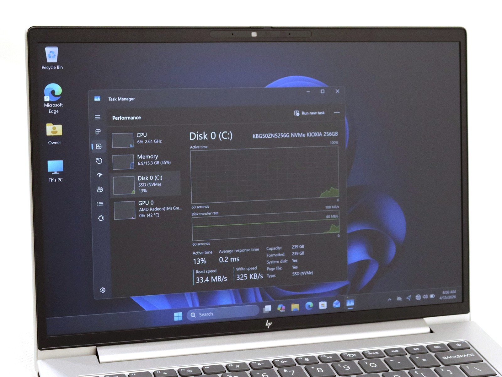HP EliteBook 645 G11 14.0″ AMD Ryzen 5 Pro 7535U 16GB RAM 256GB NVMe W11 Pro