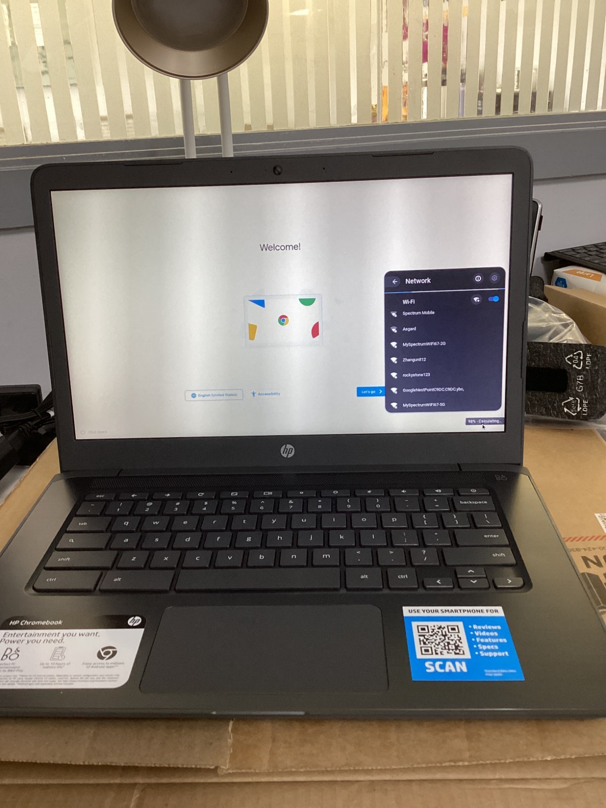 HP 14″ HD Chromebook AMD Dual-Core A4-9120C 4GB RAM 32GB eMMC AMD Radeon R4