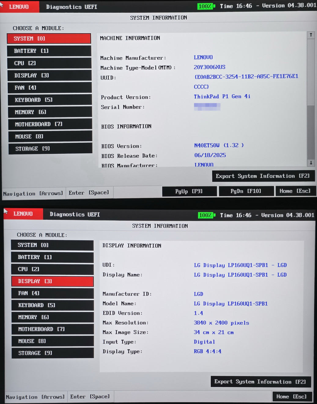 Lenovo ThinkPad P1 Gen 4 i7-11850H 16GB 16″ 4K HDR 3840×2400 NVIDIA RTX 3070