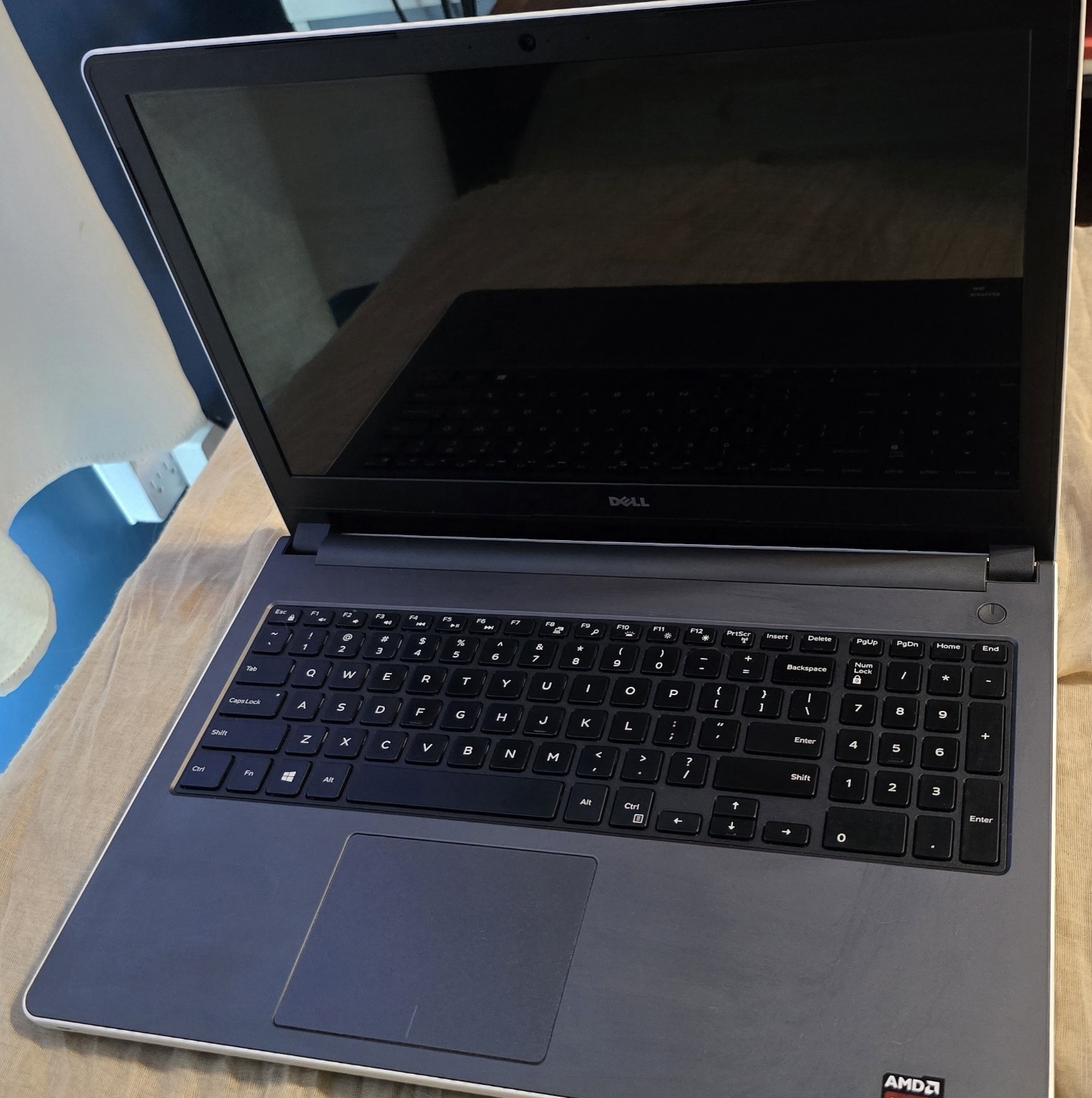 Dell Laptop – AMD A8 – 12GB RAM – 1TB Storage – Includes Charger