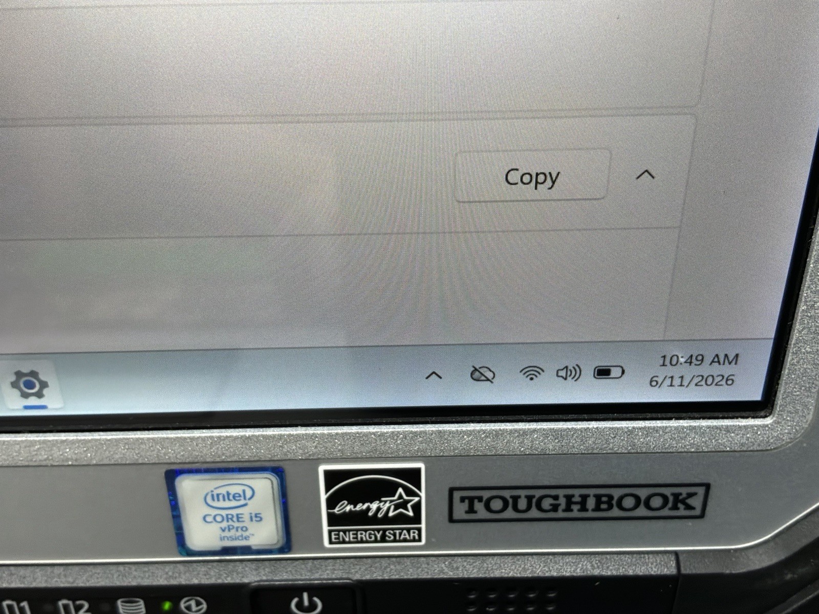Toughbook Panasonic CF-33 I5-6300U 8GB RAM 256GB SSD W11P W/CHARGER LOT 2