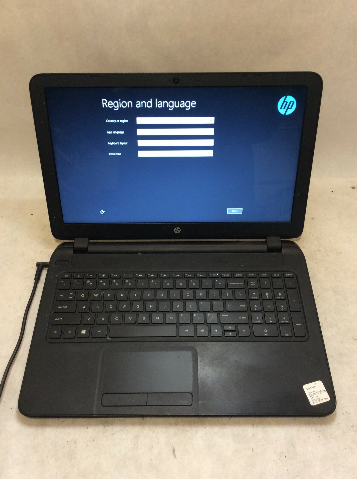 HP Notebook 15-f097nr Laptop 15″ Intel Celeron READ DESCRIPTION -PP