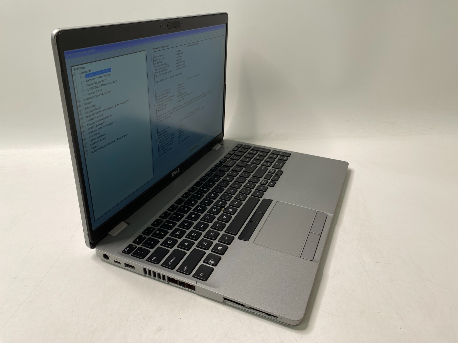 Dell Precision 3550 i5-10310u 4GB DDR4 No SSD Heavy Wear – PARTS
