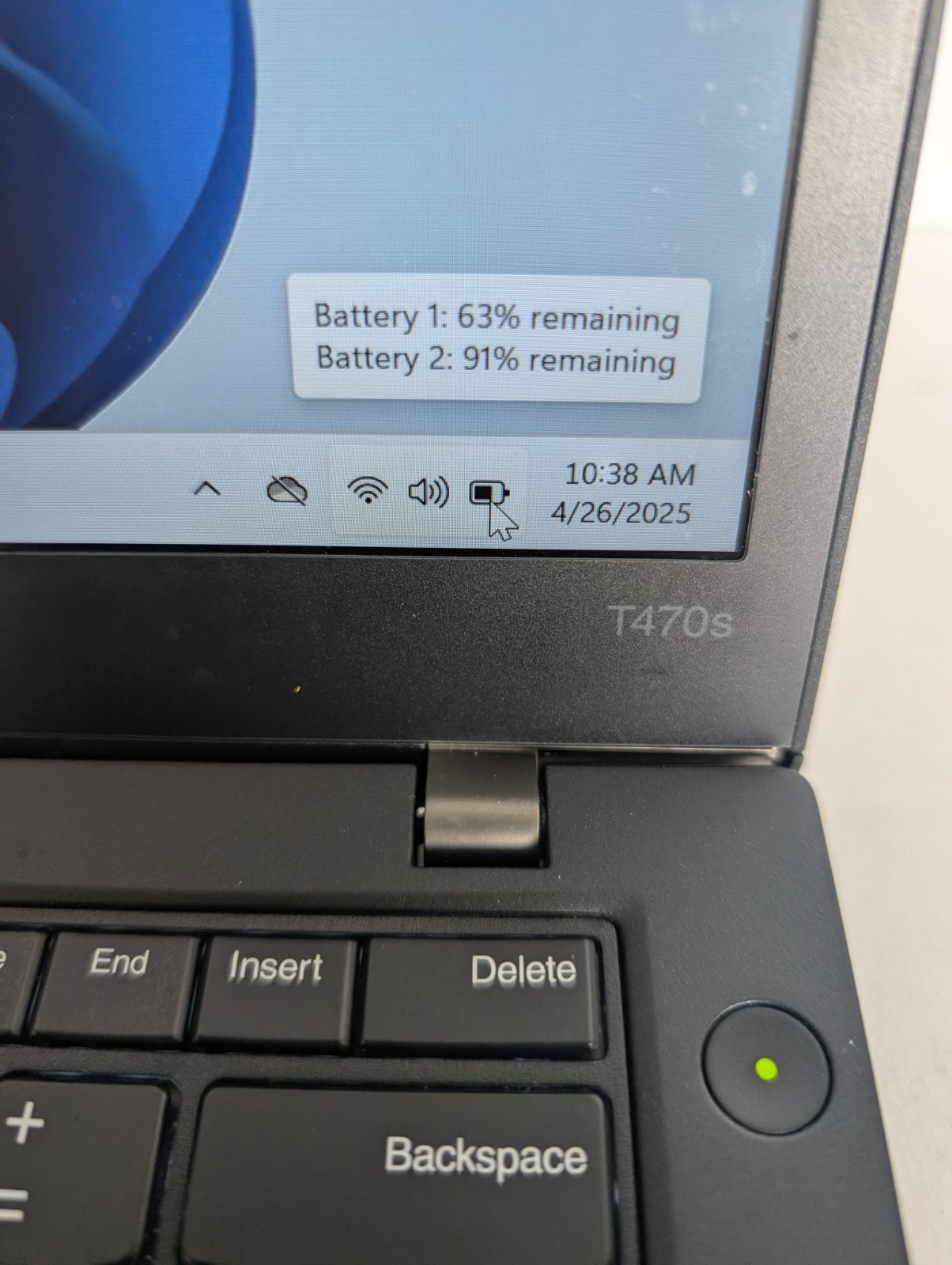 Lenovo ThinkPad T470s, i7-7600U 2.80Ghz, 8GB RAM, 256GB SSD BKLT Win 11